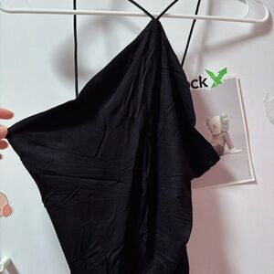 SHEIN Chic Black Halter Tank Top